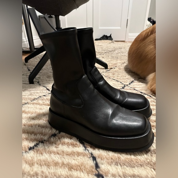 Gia Borghini x RHW ankle flat boot - Picture 3 of 6